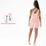 One-sided Romper- Pink