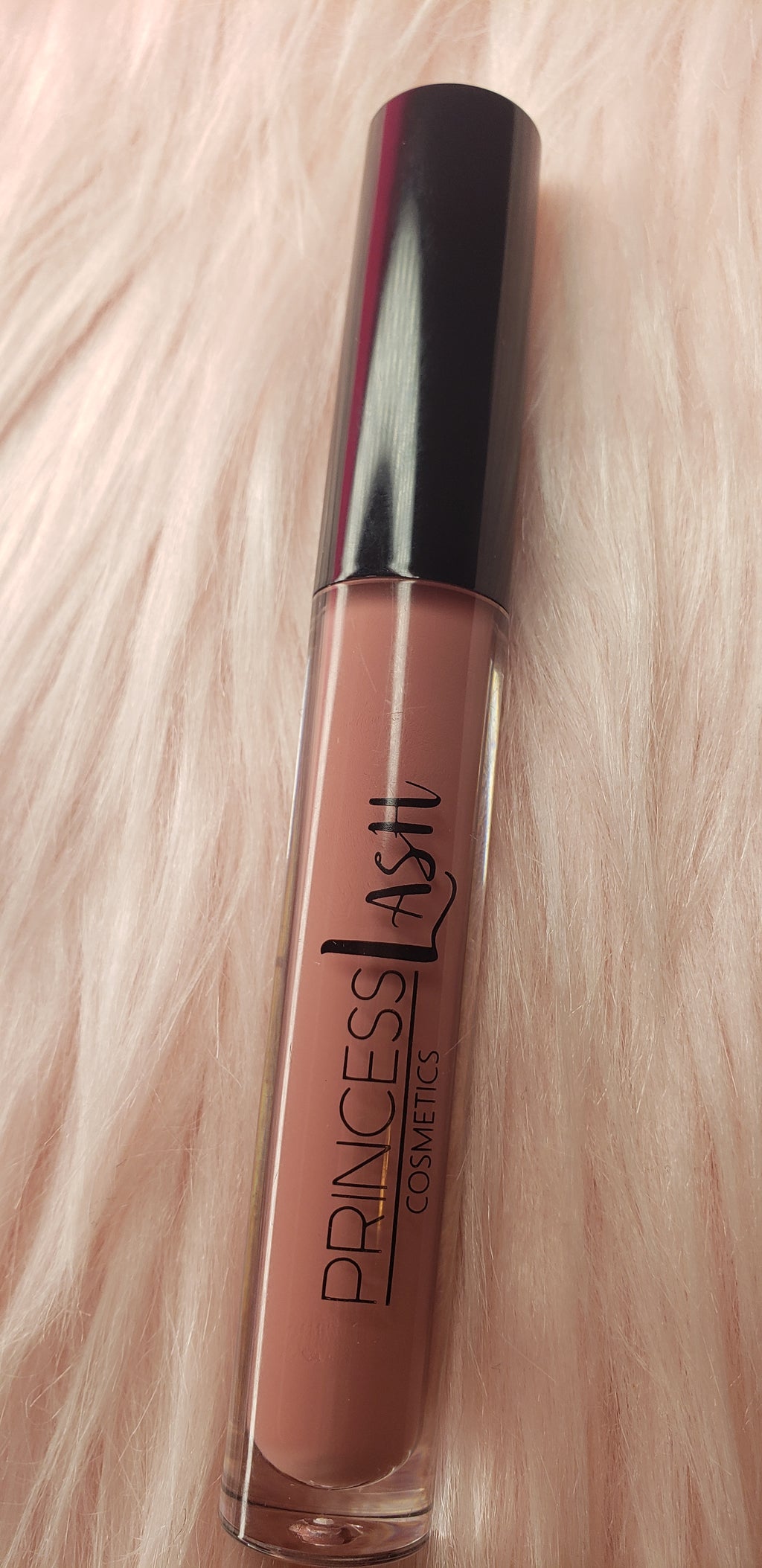 Princess Nude lip gloss from Princess Lash, LLC. A black owned cosmetic line