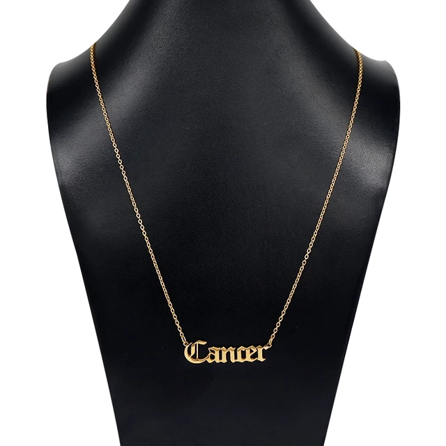 Gold Plated Zodiac Necklaces
